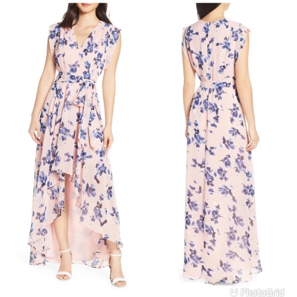 NWT Eliza J Floral High-Low Dress Size 12
